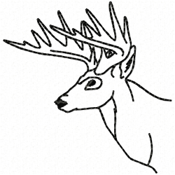 Gazelle Embroidery Design 1 Gazelle Embroidery Design 1